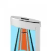 S.T. Dupont - Slim 7 Lighter Blue Chrome - Le Mans Edition product image