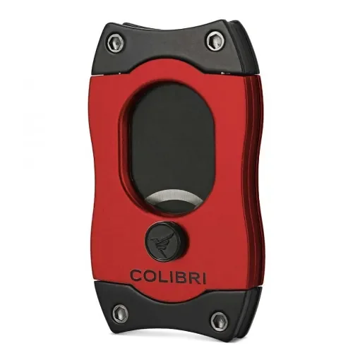 Colibri - Red S-Cut Cigar Cutter - Stainless Steel Blade product image