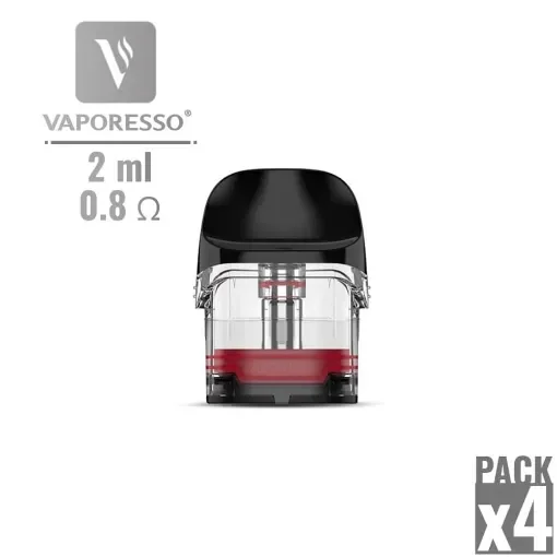 Vaporesso - 4 Cartridges 2ml 0.8Ω for Xros Series product image