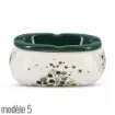 smoking - Oval Ceramic Ashtray with Lid and Slots - Model 5 product image