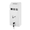 smoking - White Wall Ashtray with Keys - Lockable product image