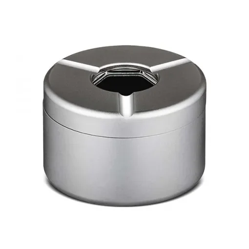 smoking - Airtight Gray Aluminum Spiral Ashtray product image