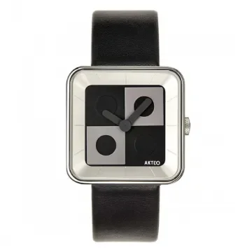 Akteo - Square 35mm Cinetik Monochrome Watch product image