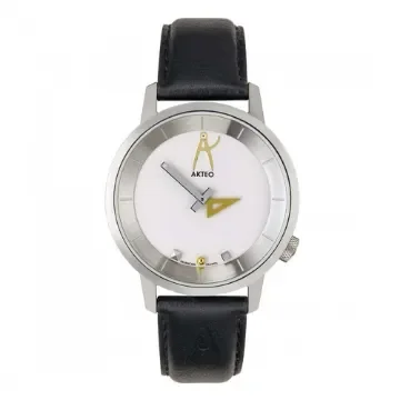 Akteo - Architecte 02 Watch 38mm Steel & Leather product image