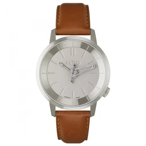 Akteo - Cycling Watch 38 Brushed Chrome - Sport Collection product image