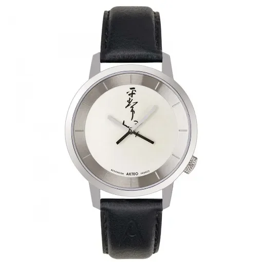 Akteo - Kendo 02 Watch - 38mm Steel Case, Leather Strap product image