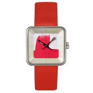 Akteo - Square 29 Red Painting Watch - product image