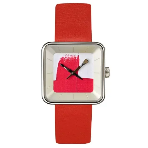 Akteo - Square 29 Red Painting Watch - product image