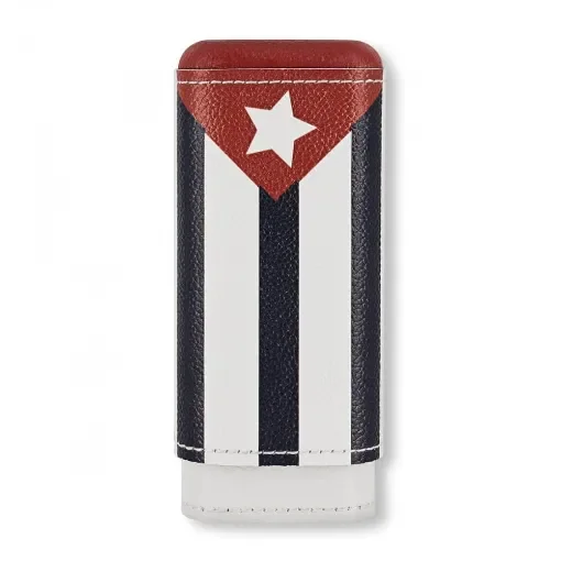 Adorini - Cuban Flag Leather Cigar Case - product image