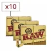 RAW - 10 Boxes of Unbleached Pre-Rolled Cardboard Filters product image