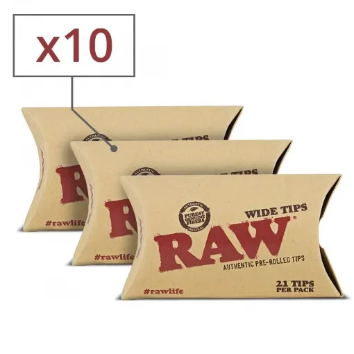 RAW - Pre-Rolled Large Format Unbleached Cardboard Filters product image