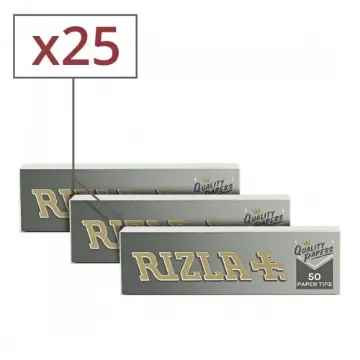 Rizla+ - 25 Books of Perforated Cardboard Filters product image