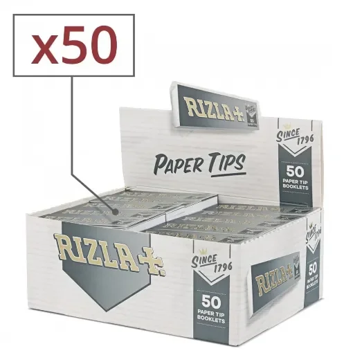 Rizla+ - 50 Books of Perforated Cardboard Filters product image