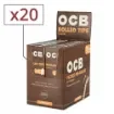 OCB - 20 Boxes of 25 Unbleached Pre-Rolled Cardboard Filters product image