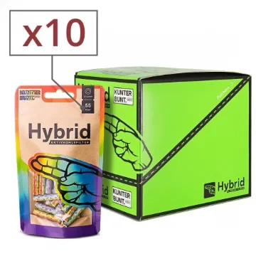 Hybrid - 10 Bags of 55 Rainbow Activated Carbon Filters product image