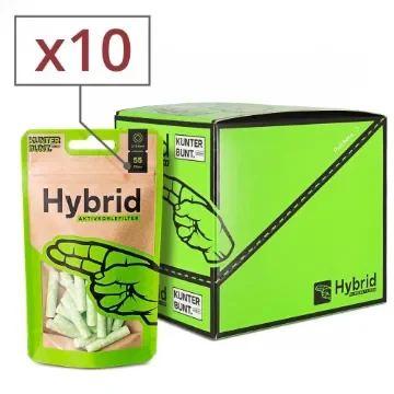 Hybrid - 10 Bags of 55 Hybrid Green Activated Carbon Filters product image