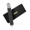 Adorini - 1 Cigar Case in Steel and Black Leather product image