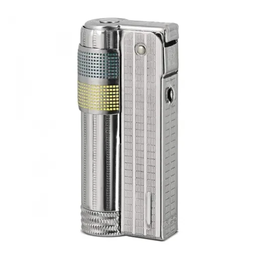 IMCO - Super Triplex Chrome Petrol Lighter - Yellow and Blue product image