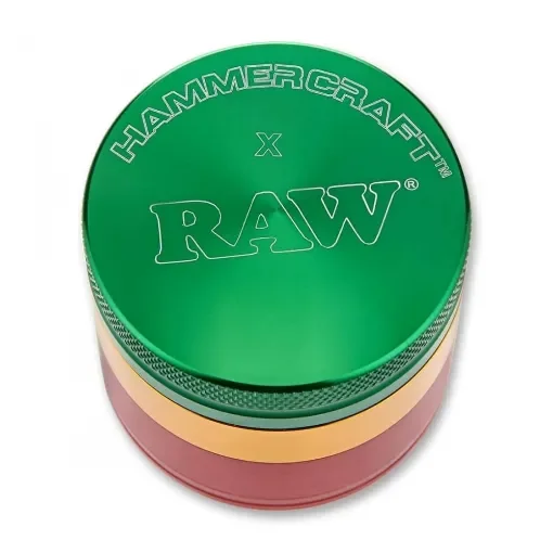 RAW - Rasta Raw X Hammer Craft 4-Part Grinder - Small product image
