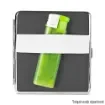 smoking - Regular Cigarette Case with Rigid Blue Lighter Holder product image