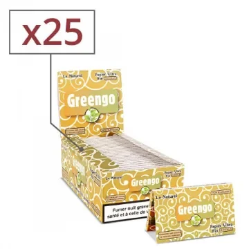 Greengo - 25 Books of Ultra Fine Unbleached Rolling Papers -  product image