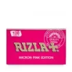 Rizla+ - Regular Rolling Paper Micron Pink Edition - 25 Pack product image