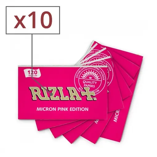 Rizla+ - Regular Rolling Paper Micron Pink Edition - X 10 product image
