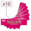 Rizla+ - Micron Pink Slim Rolling Papers - 10 Books product image