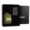 Zippo - Black Crackle Lighter with Khaki Case product image
