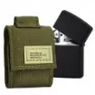 Zippo - Black Crackle Lighter with Khaki Case product image