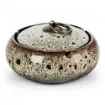 smoking - Ceramic Ashtray with Lid & Copper Buckle - product image