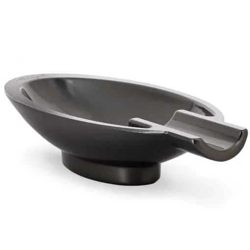 smoking - Yacht Gun Cigar Ashtray - Ceramic Boat Hull product image