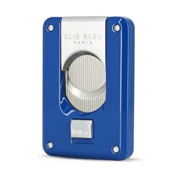 Elie Bleu - Cigar Cutter Double Blade Blue Lacquered product image