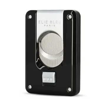 Elie Bleu - Double Blade Cigar Cutter Black Lacquered product image