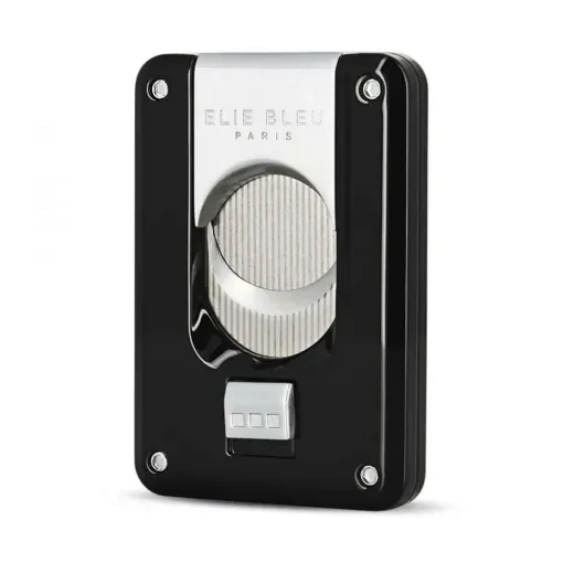 Elie Bleu - Double Blade Cigar Cutter Black Lacquered product image