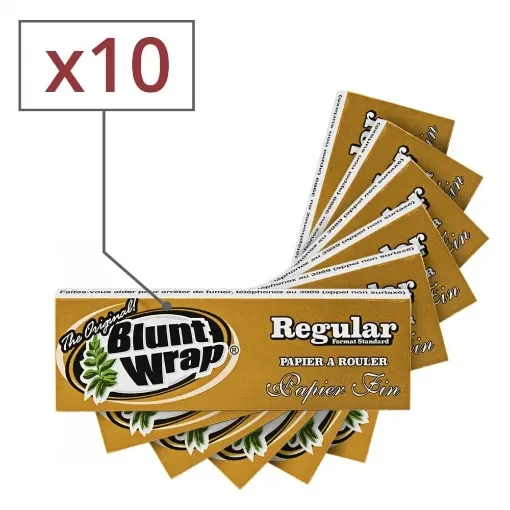 Blunt Wrap - 10 Books of Gold Regular Rolling Papers product image