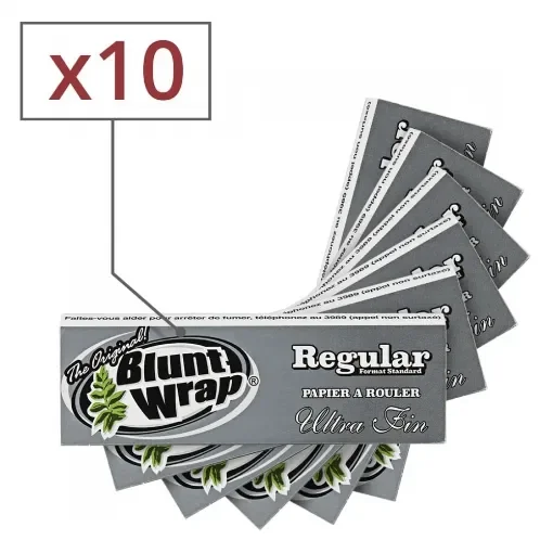 Blunt Wrap - 10 Books of Silver Regular Rolling Papers product image