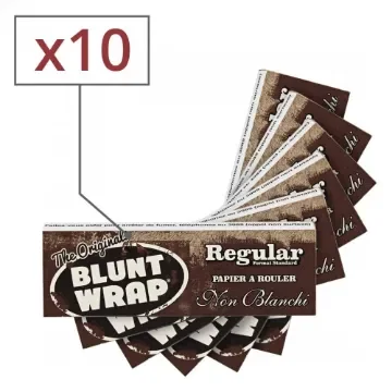 Blunt Wrap - Unbleached Regular Rolling Papers - 10 Books product image