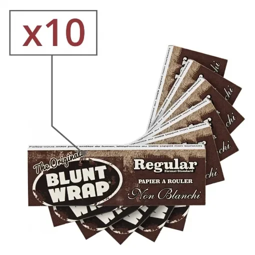 Blunt Wrap - Unbleached Regular Rolling Papers - 10 Books product image