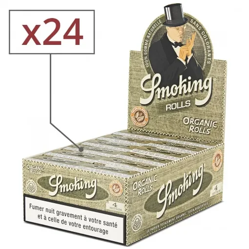 Smoking - Organic Rolling Paper Rolls 24x4m - product image