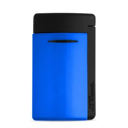 S.T. Dupont - Minijet Lighter Fluorescent Blue - product image