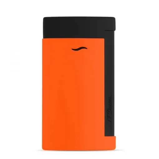 S.T. Dupont - Slim 7 Lighter Fluorescent Orange & Black product image