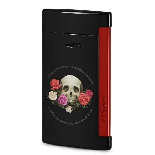 S.T. Dupont - Slim 7 Memento Mori Lighter Black product image