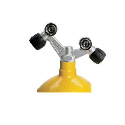 Aqualung - TAG 230B Asymmetrical Air Valve with Dual Outlets product image