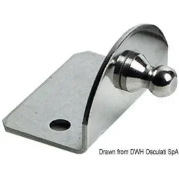 Osculati - 90° External Plate with 10 mm Ball Joint - 38.013.41 product image
