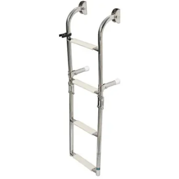 Osculati - Foldable Ladder AISI316 Stainless Steel 4 Steps - 49.572.04 product image