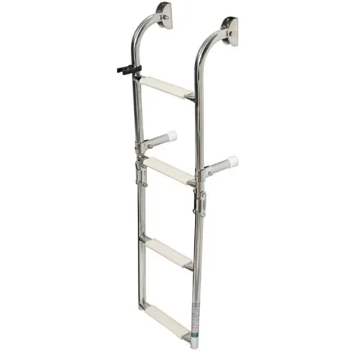 Osculati - Foldable Ladder AISI316 Stainless Steel 4 Steps - 49.572.04 product image