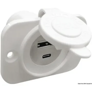 Osculati - Double USB Socket with Type C - 14.516.15 product image