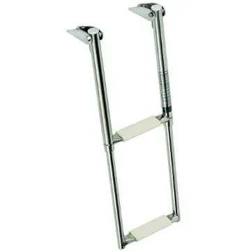 Osculati - Telescopic Platform Ladder with Non-Slip Steps - 49.540.04 product image