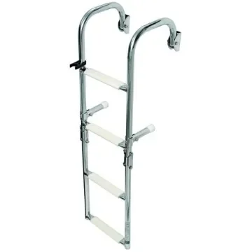Osculati - Foldable Ladder AISI316 Stainless Steel 4 Steps - 49.572.04 product image